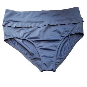 Unbranded-Women's Swimsuit Bottom Navy Color See Measurements Sani Seal In Place